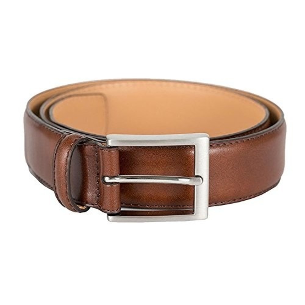 Kirkland Signature Italian Leather Belt Mens Size 38 Brown 7237723 New